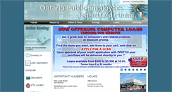 Desktop Screenshot of opefcu.org